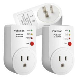 Protector De Voltaje 1800w Regulador Para Refrigerador Y Lav Color
