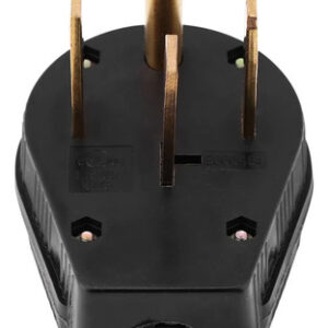 Enchufe Nema 14-50p 50a 250v Recto 4 Pines Color Negro
