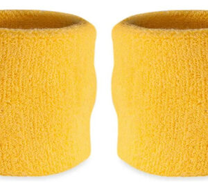 Pulseras De Algodón Amarillas Absorbentes Para Multideporte Amarillo Talla Nombre Del Diseño