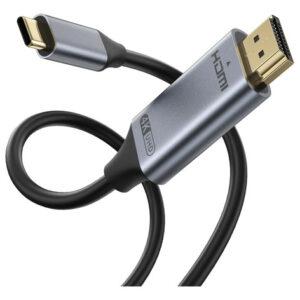 Cable Usb C A Hdmi 2m 4k 60hz Para Pc Y Tv Macho A Macho Color
