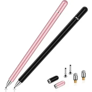 Lápiz Óptico Doble Pack Preciso Para Pantalla Táctil Negro R