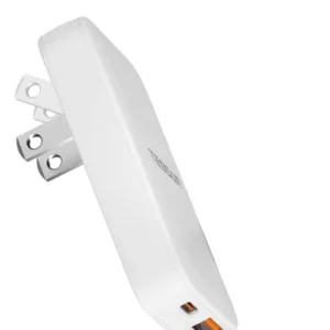 Cargador De Pared Usb C 45w Carga Rápida Plegable Portátil White