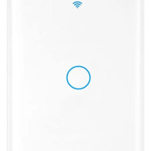 Interruptor De Luz Inteligente Wifi Táctil Compatible Alexa 0 A Voltaje Nominal Blanco