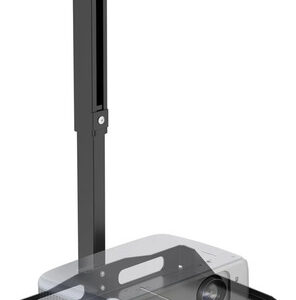 Soporte Para Proyector De Techo Ajustable Hasta 10 Kg Negro Negro
