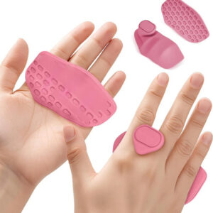 Agarres Antideslizantes Para Gym Guantes Levantamiento Rosa
