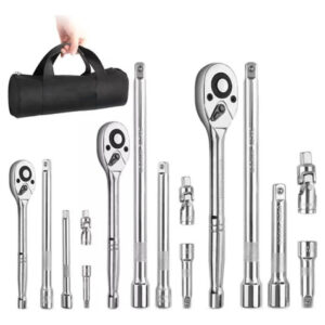 Kit De Herramientas Mecánicas 16 Piezas Llave Matraca Vaso