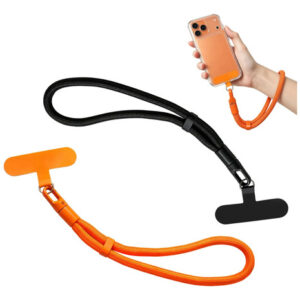 Correa Para Celular Ajustable 2pcs Nylon Hebilla 360 Negra