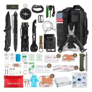 Kit De Supervivencia Al Aire Libre Con Linterna Y Herramient Color