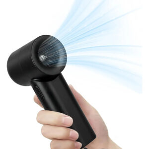 Mini Ventilador Portátil Recargable 5 Velocidades Negro