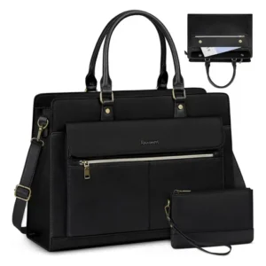 Bolso De Mano Grande Negro Impermeable Para Mujer Trabajo