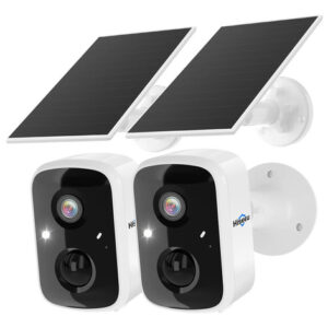 Cámaras De Seguridad Solares Inalámbricas 4mp Visión Nocturn 2c90-blanco