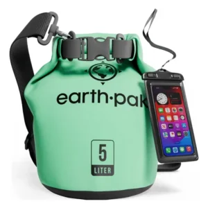 Bolsa Seca Impermeable 20 Litros Para Kayak Con Correa Aguamarina