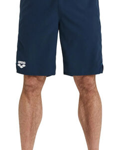 Pantalones Cortos De Baño Hombre Marino 100 Poliester Ajuste Marino Estándar