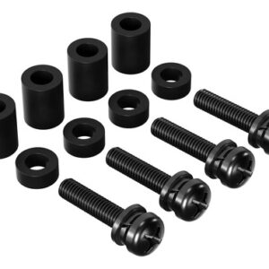Kit Tornillos Vesa M6 X 30 Mm 4 Piezas Acero Negro Universal