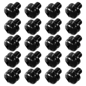Kit De Tornillos De Montaje M6 X Compatible Con Tv 20 Piezas Negro