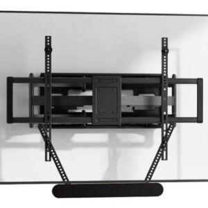 Soporte De Montaje Para Tv Hasta 50 Pulgadas Y Barra Sonora Negro