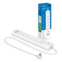 Tira De Alimentación Inteligente Wi-fi 6 Tomas 3 Usb Blanco