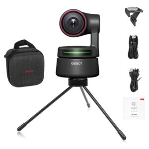 Cámara Web 4k Compacta Con Seguimiento Ai Y Luz Baja Usb Negro