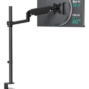 Soporte Extra Alto Para Monitores De 13 A 40 Pulgadas 10 Kg Negro (single)