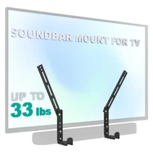 Soporte Para Barra De Sonido Tv 13 A 75 Pulgadas Negro 15 Kg Negro