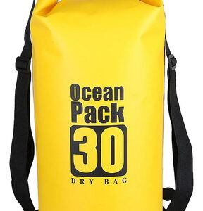 Bolsa Impermeable 30 Litros Para Kayak Resistente Al Agua Yellow/30 Liters