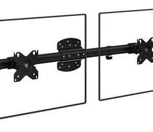 Soporte De Pared Para Monitor Dual Pantallas 33-27 Pulgadas Negro (dual)
