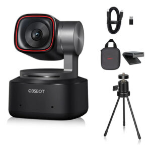 Cámara Web 4k Compacta Con Sensor Cmos 1 1/5 Pulgadas Usb Negro