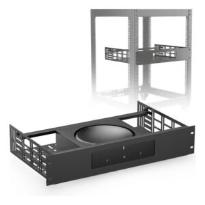 Estante Rack 2u Para Amplificadores Sonos Instalación Fácil Negro