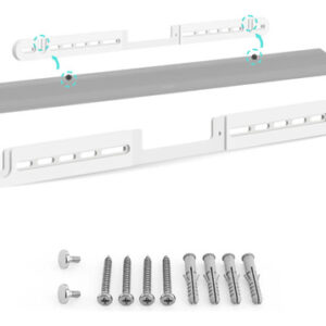 Soporte De Pared Para Barra De Sonido Sonos Arc Oculto Blanco