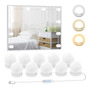 Luces De Tocador Led Con 10 Bombillas Regulables Interior [ajustable]