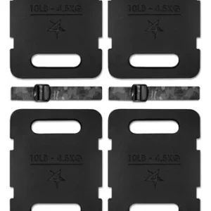 Placa Ajustable Para Rucking Y Entrenamiento De Fuerza 4 A 1 C. Ajustable 40 Libras Con Correas