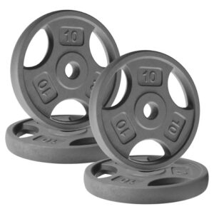Placas De Peso De Hierro Fundido 4 X 10 Kg A. 4 X 10 Lb