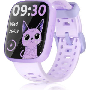 Reloj Inteligente Niños Monitor De Actividad Con Resistencia Morado