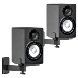 Soportes De Pared Ajustables Para Altavoces Hasta 20 Kg Negro