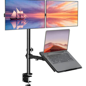 Soporte De Monitor Y Laptop Hasta 27 Y 17 Pulgadas Negro Negro