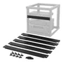Paneles En Blanco Rack 1u Para Servidores Y Av 5 Unidades Blanco
