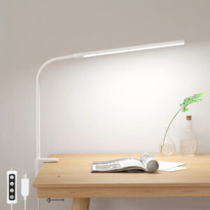 Lámpara De Escritorio Led Con Pinza Usb 5w 3 Modos 10