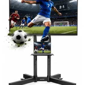 Soporte De Tv Enrollable Hasta 85 Kg Para 32 A 85 Pulgadas Negro