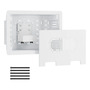 Caja De Medios Empotrable 9 Pulgadas Para Instalación Blanco